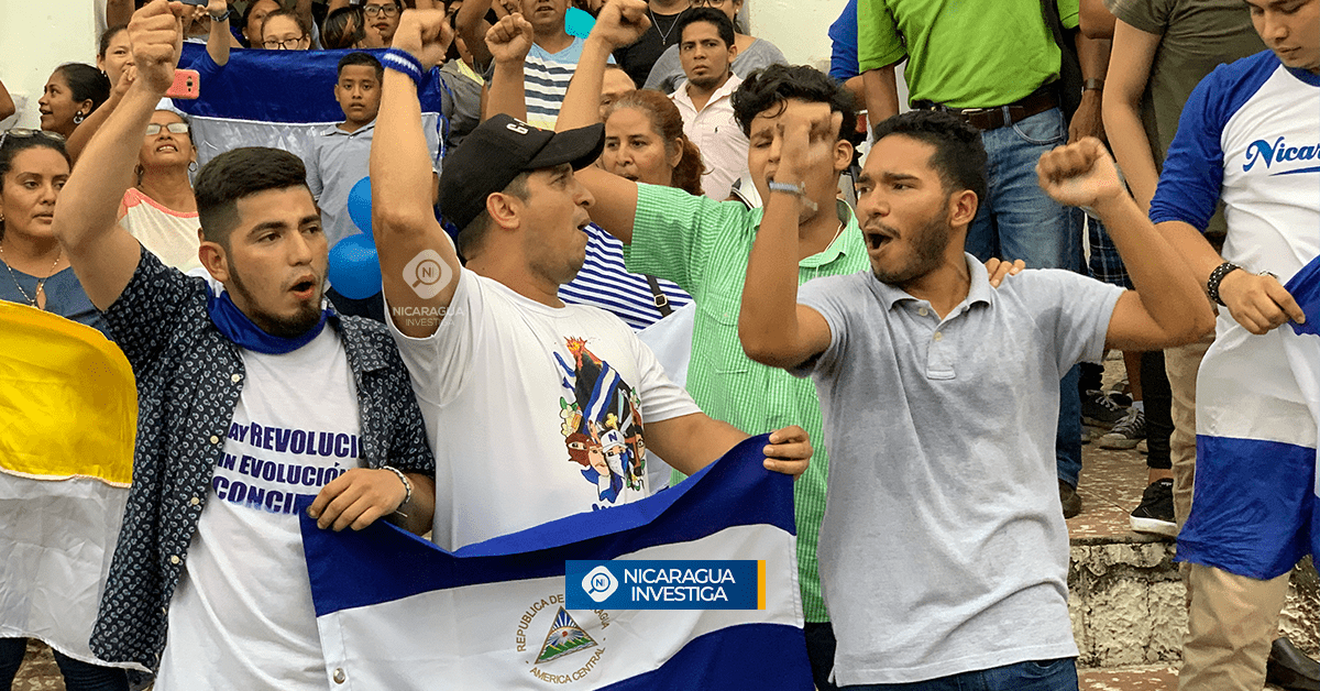 Kevin Solis protesta | Nicaragua Investiga