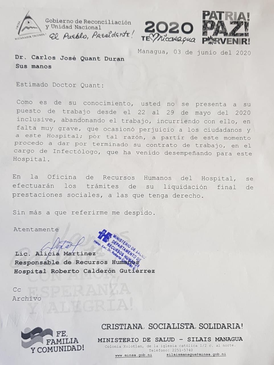 Doctor Carlos Quant sacado a empujones del Hospital Manolo 