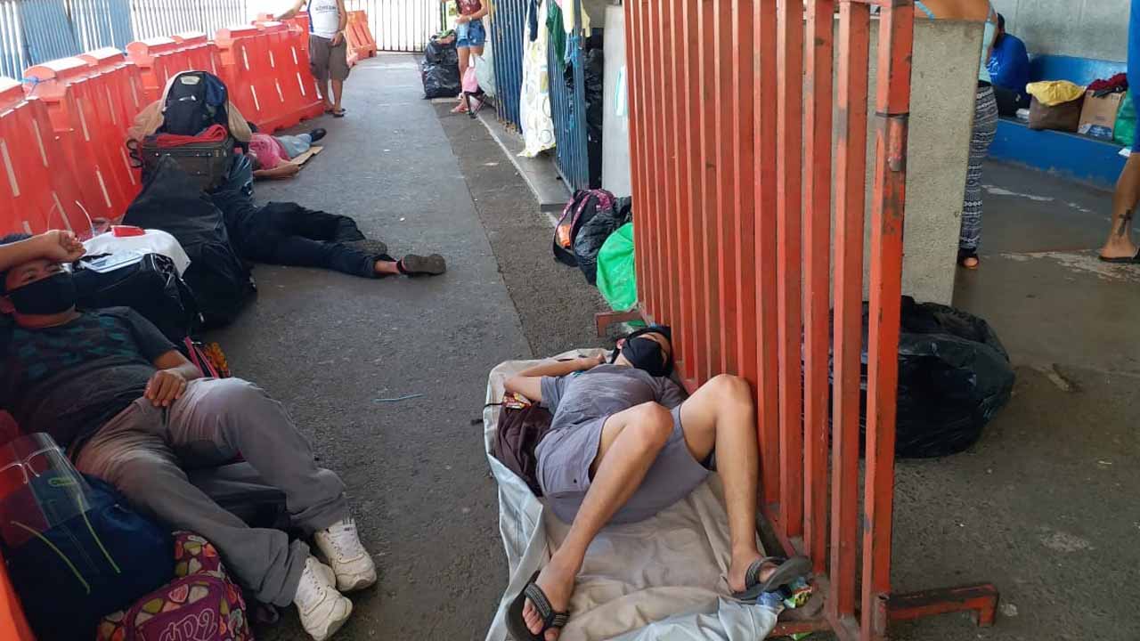Nicas varados en frontera de Peñas Blancas